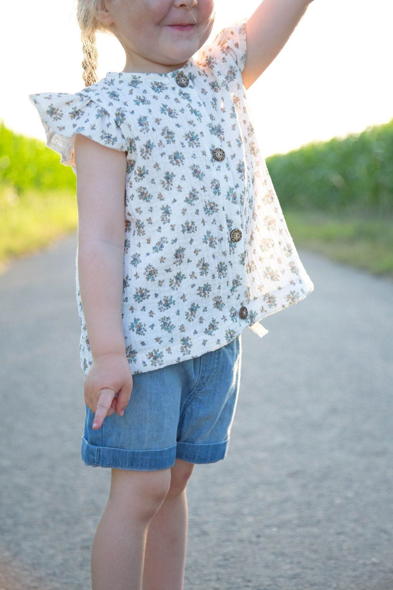 Schnittmuster Sommerwind – Bluse, Tunika oder Kleid | PDF-Download | Größen 86-134 - Sewando