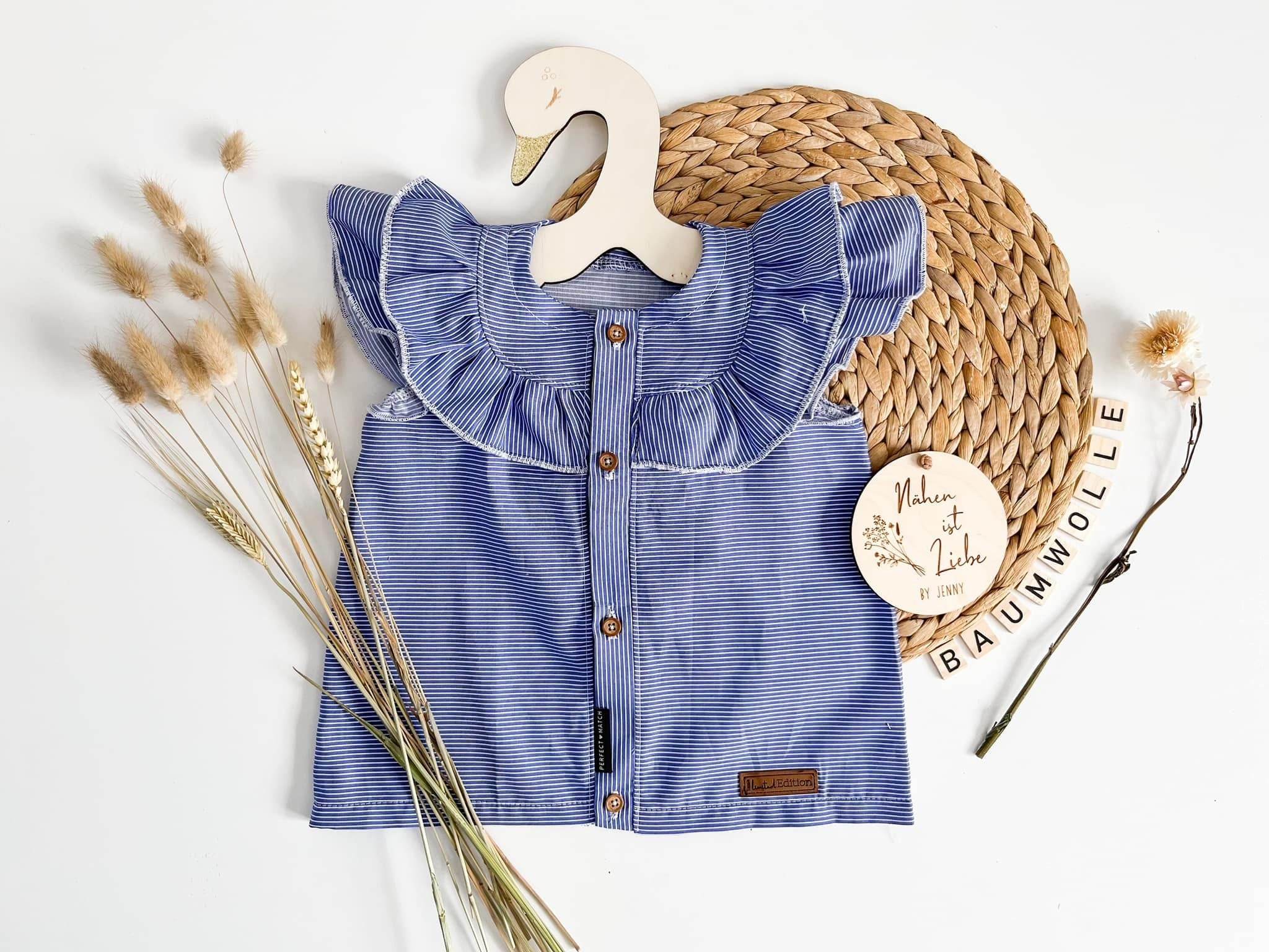 Schnittmuster Sommerwind – Bluse, Tunika oder Kleid | PDF-Download | Größen 86-134 - Sewando