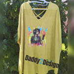 LETS ROCK Plotterdatei, Laserdatei Damen Version, auch für dunkle Stoffe - Sewando