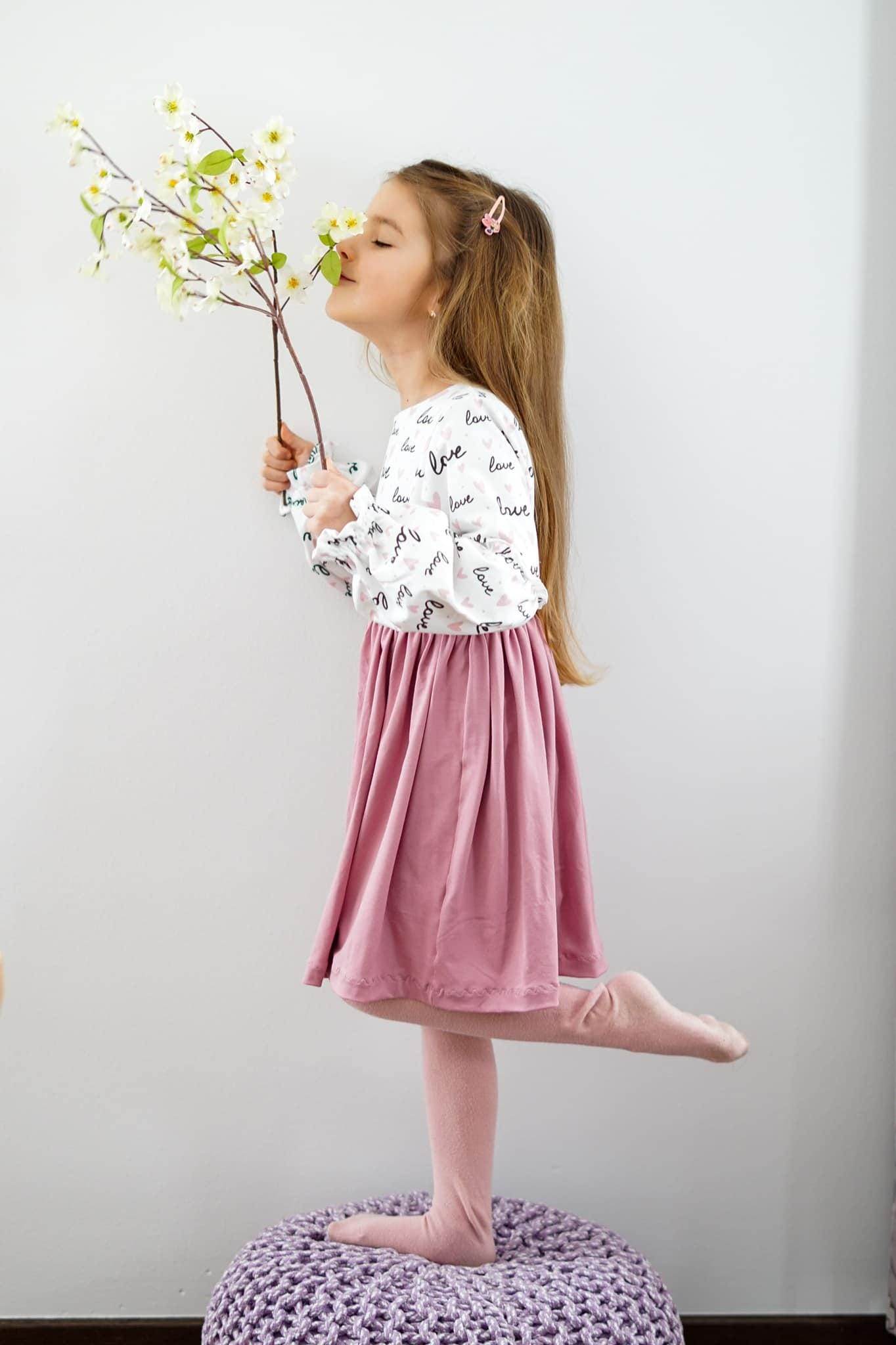 Schnittmuster Wildblume – Oberteil, Tunika oder Kleid | PDF-Download | Größen 86-134 - Sewando