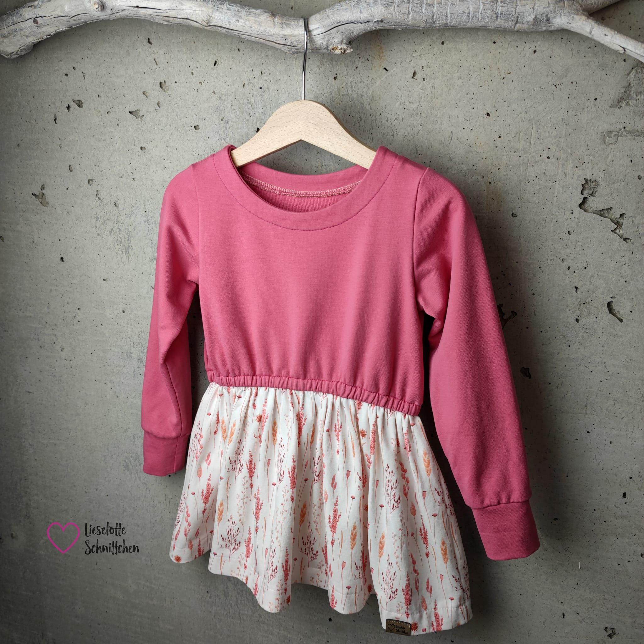 Schnittmuster Wildblume – Oberteil, Tunika oder Kleid | PDF-Download | Größen 86-134 - Sewando