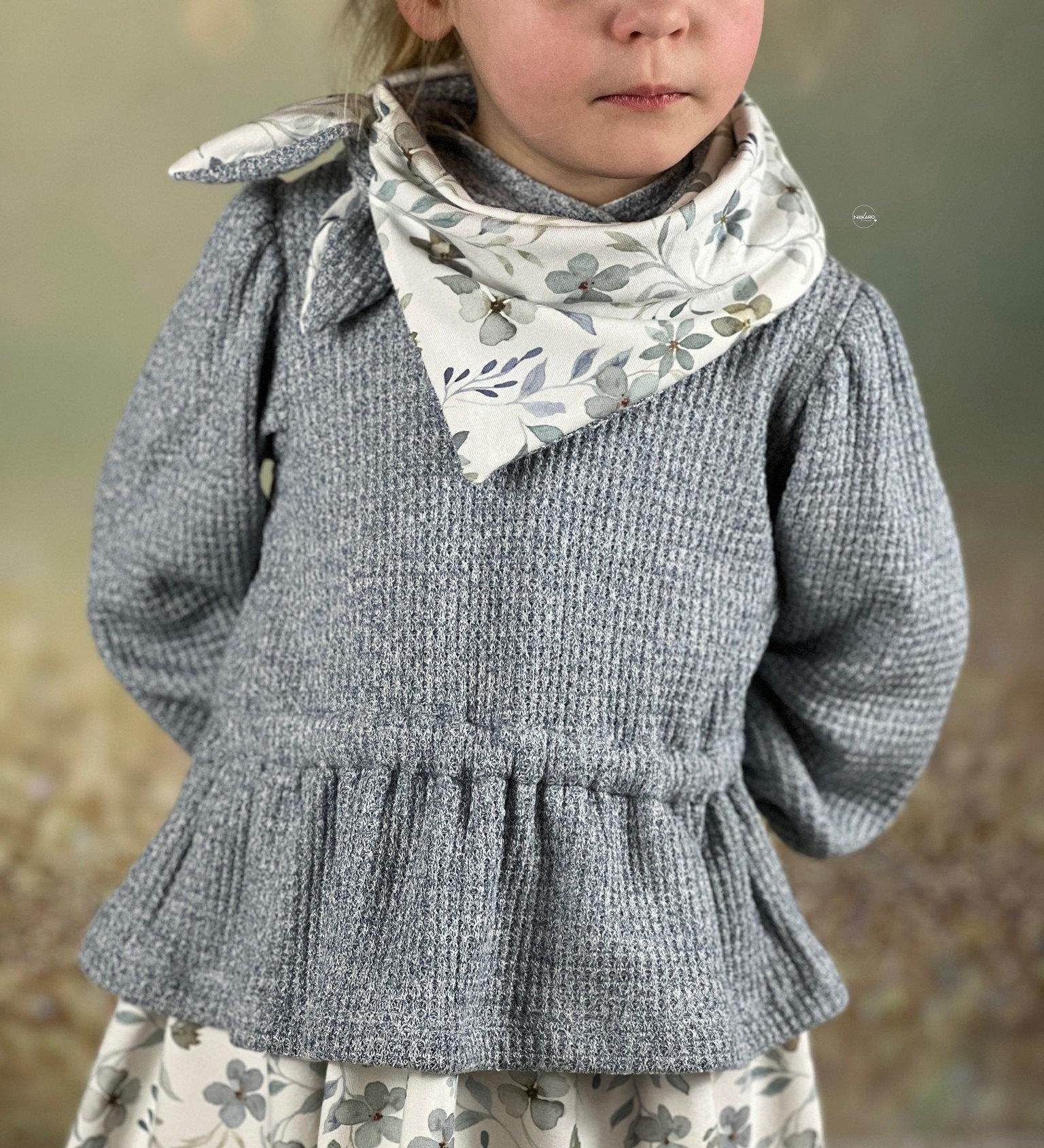 Schnittmuster Wirbelwind – Halstuch, Schal & Loop Größen S/M/L (KU 41-56 cm) : - Sewando