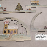 Lasercut-Datei SCHWIBBOGEN WEIHNACHTSDORF svg - Sewando