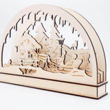 Lasercut-Datei SCHWIBBOGEN SCHLITTENFAHRT svg - Sewando