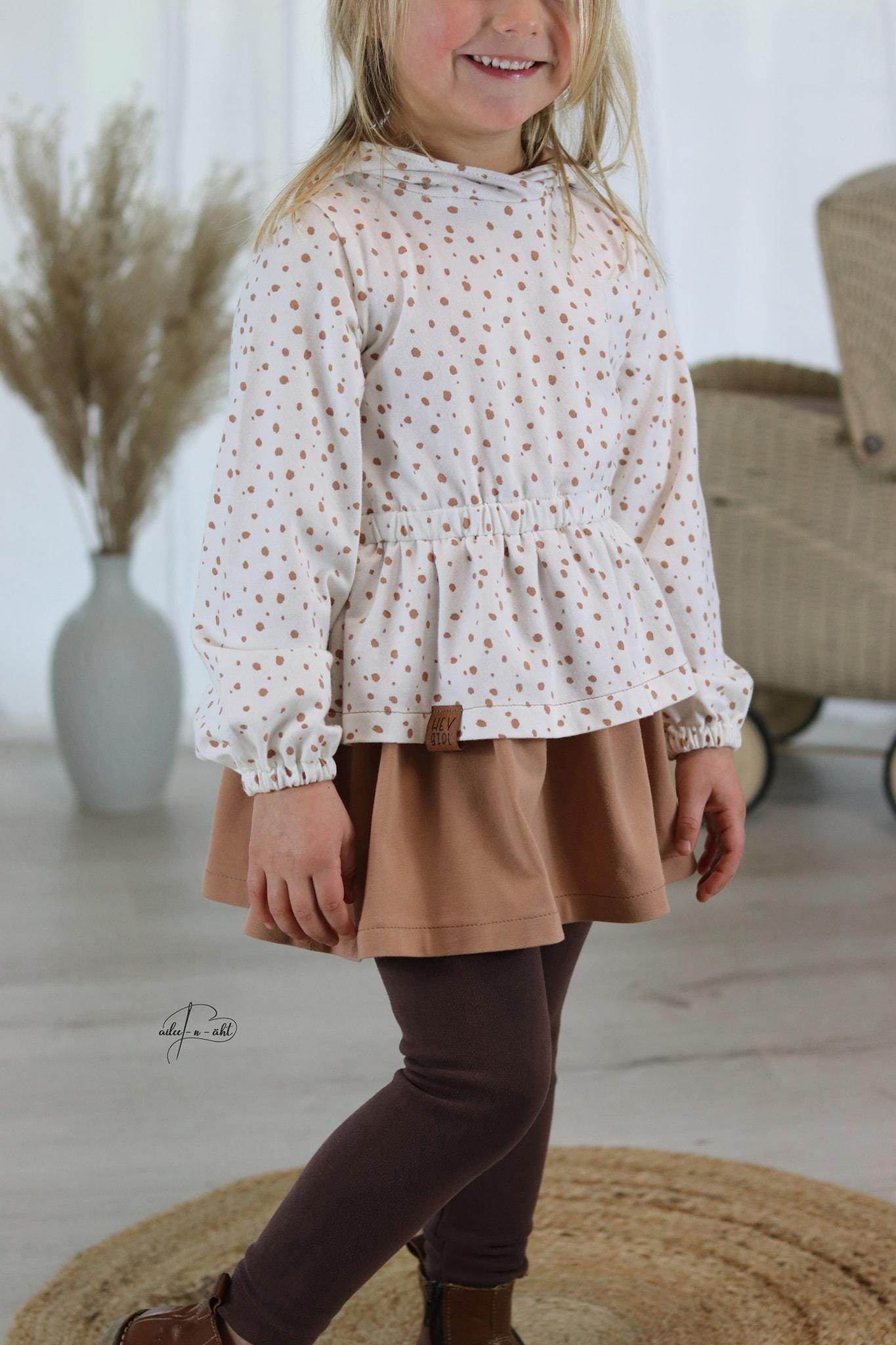 Schnittmuster Wildblume – Oberteil, Tunika oder Kleid | PDF-Download | Größen 86-134 - Sewando