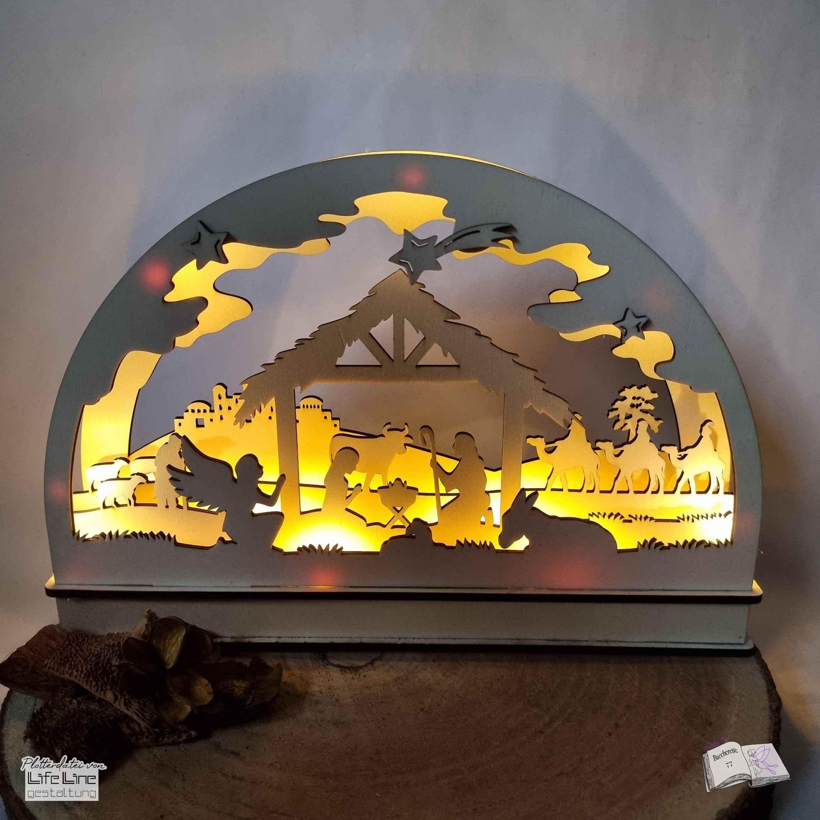 Lasercut-Datei SCHWIBBOGEN KRIPPE svg - Sewando