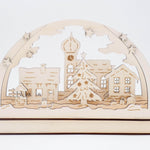 Lasercut-Datei SCHWIBBOGEN WEIHNACHTSDORF svg - Sewando