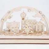 Lasercut-Datei SCHWIBBOGEN WEIHNACHTSDORF svg - Sewando