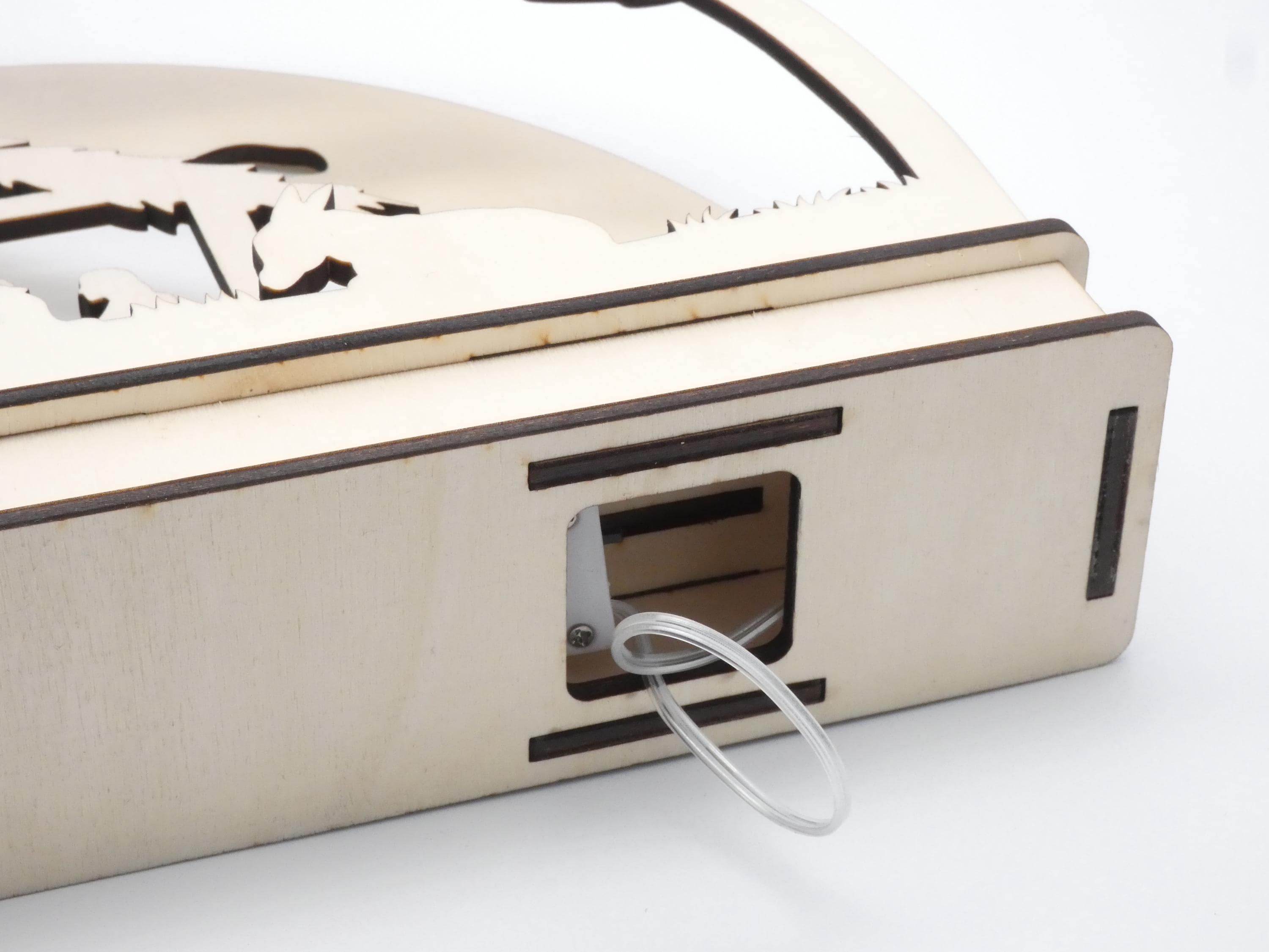 Lasercut-Datei SCHWIBBOGEN WEIHNACHTSDORF svg - Sewando