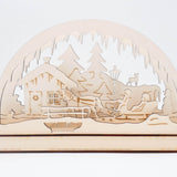 Lasercut-Datei SCHWIBBOGEN SCHLITTENFAHRT svg - Sewando