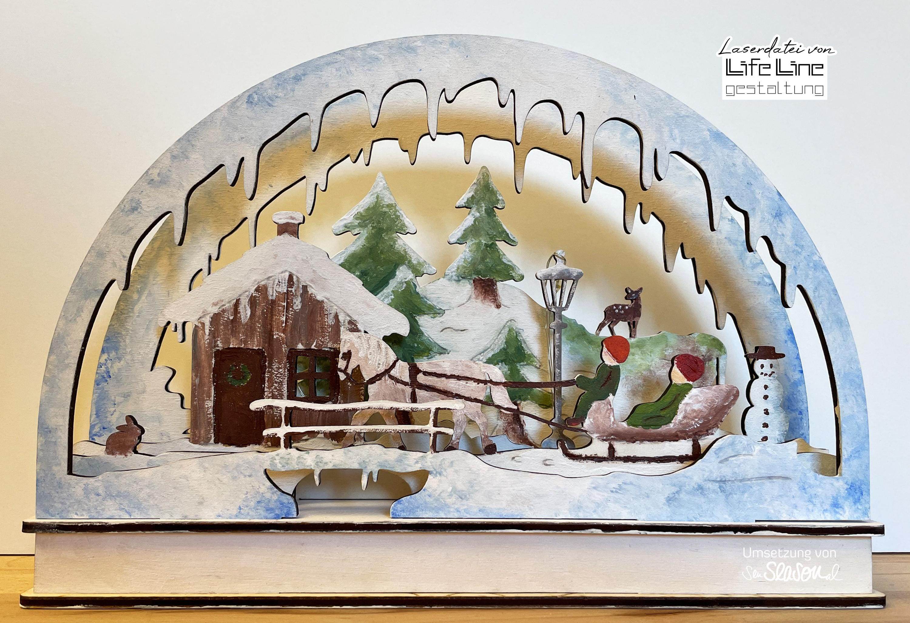 Lasercut-Dateien-Bundle SCHWIBBOGEN svg - Sewando