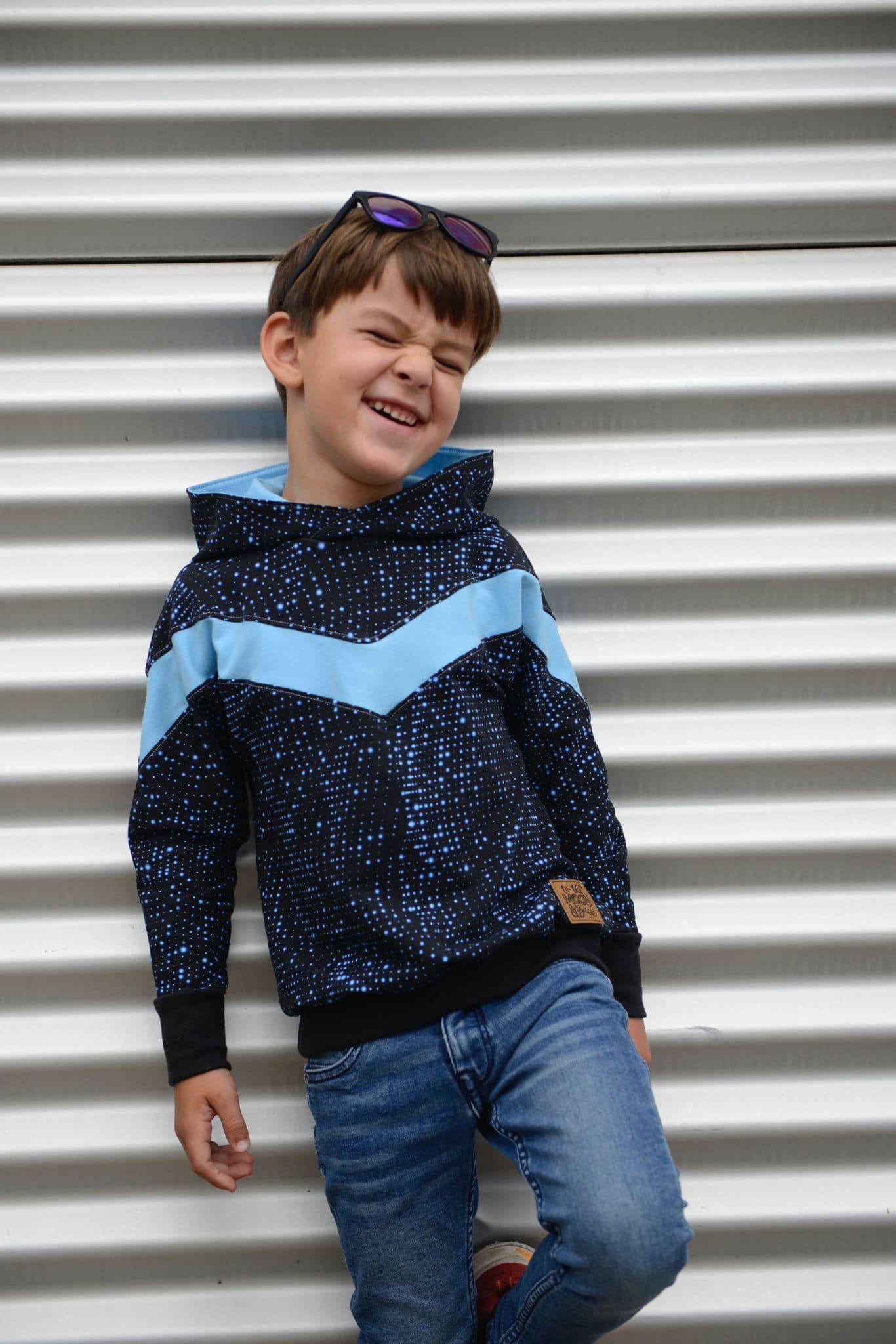 Schnittmuster Wellenzauber – Sweater, Hoodie & Kleid Größen 86-152 : - Sewando