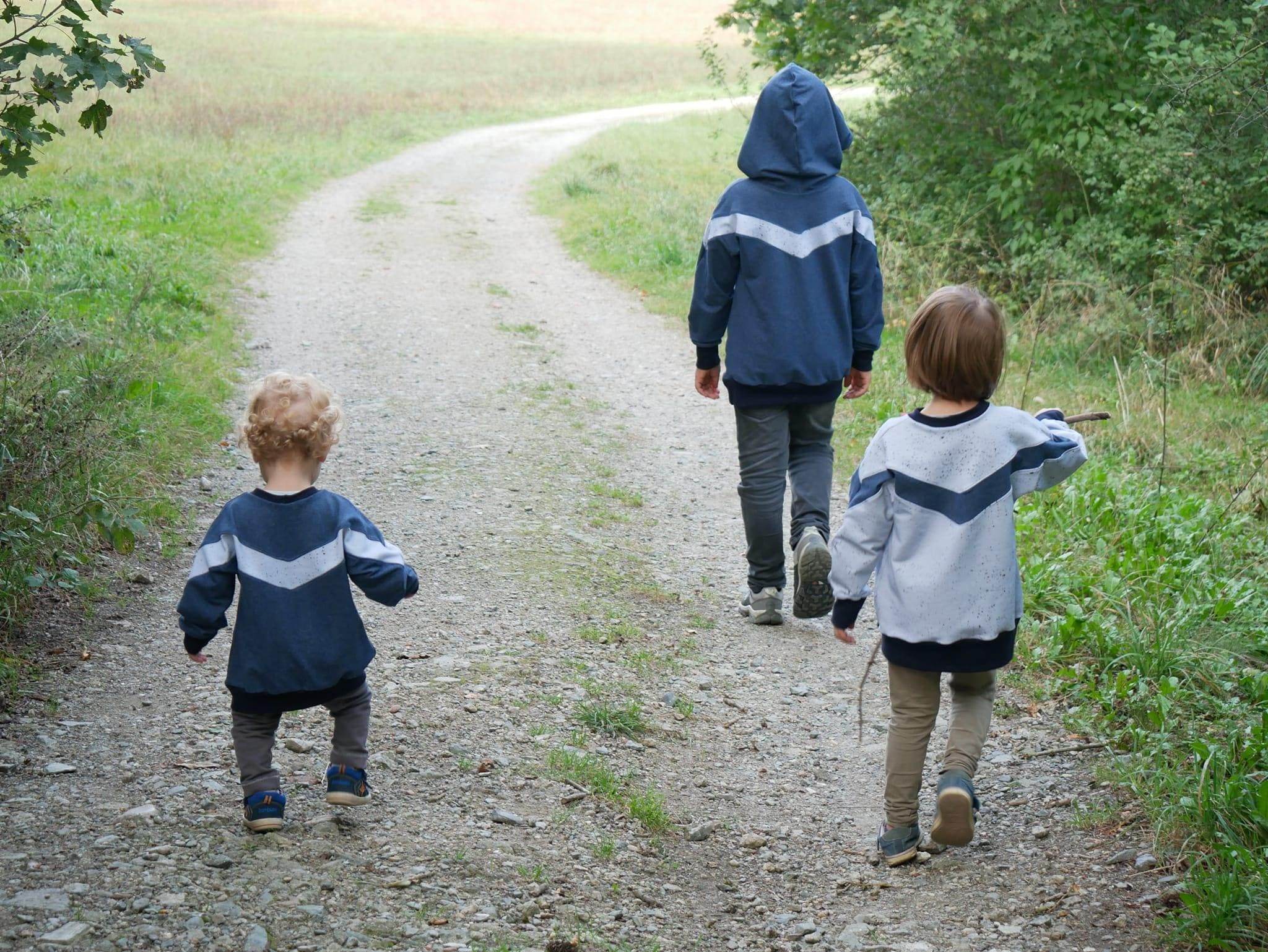 Schnittmuster Wellenzauber – Sweater, Hoodie & Kleid Größen 86-152 : - Sewando