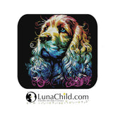Stickdatei Cocker Spaniel "Moreno" - realistisch - FÜR DUNKLE STOFFE