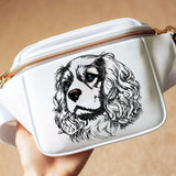 Stickdatei King Charles Cavalier "Agatha" - realistisch - FÜR HELLE STOFFE