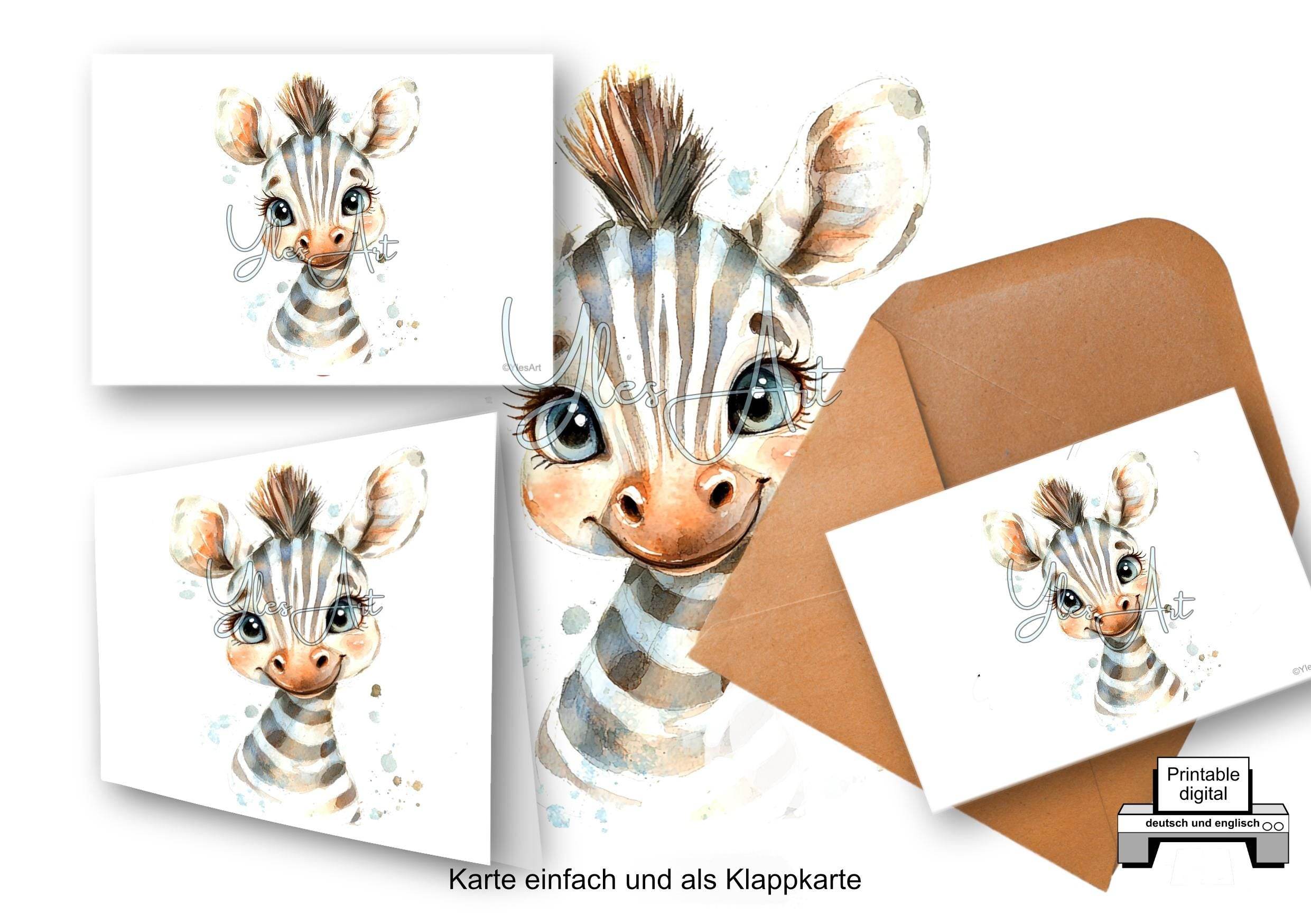 Karte, selbst ausdrucken und beschriften - Sewando