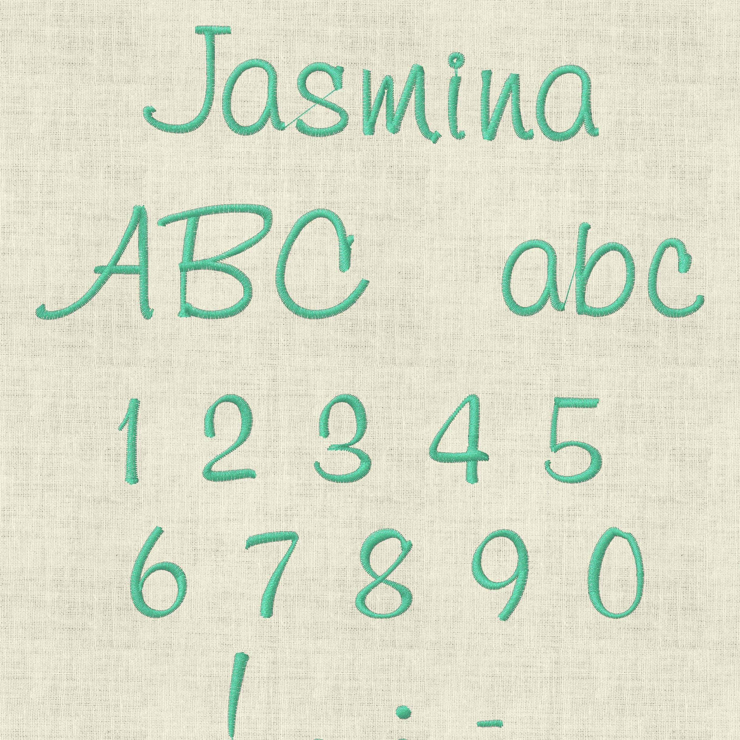 Stickdatei ABC Buchstaben Schrift Alphabet Set 93 - Sewando