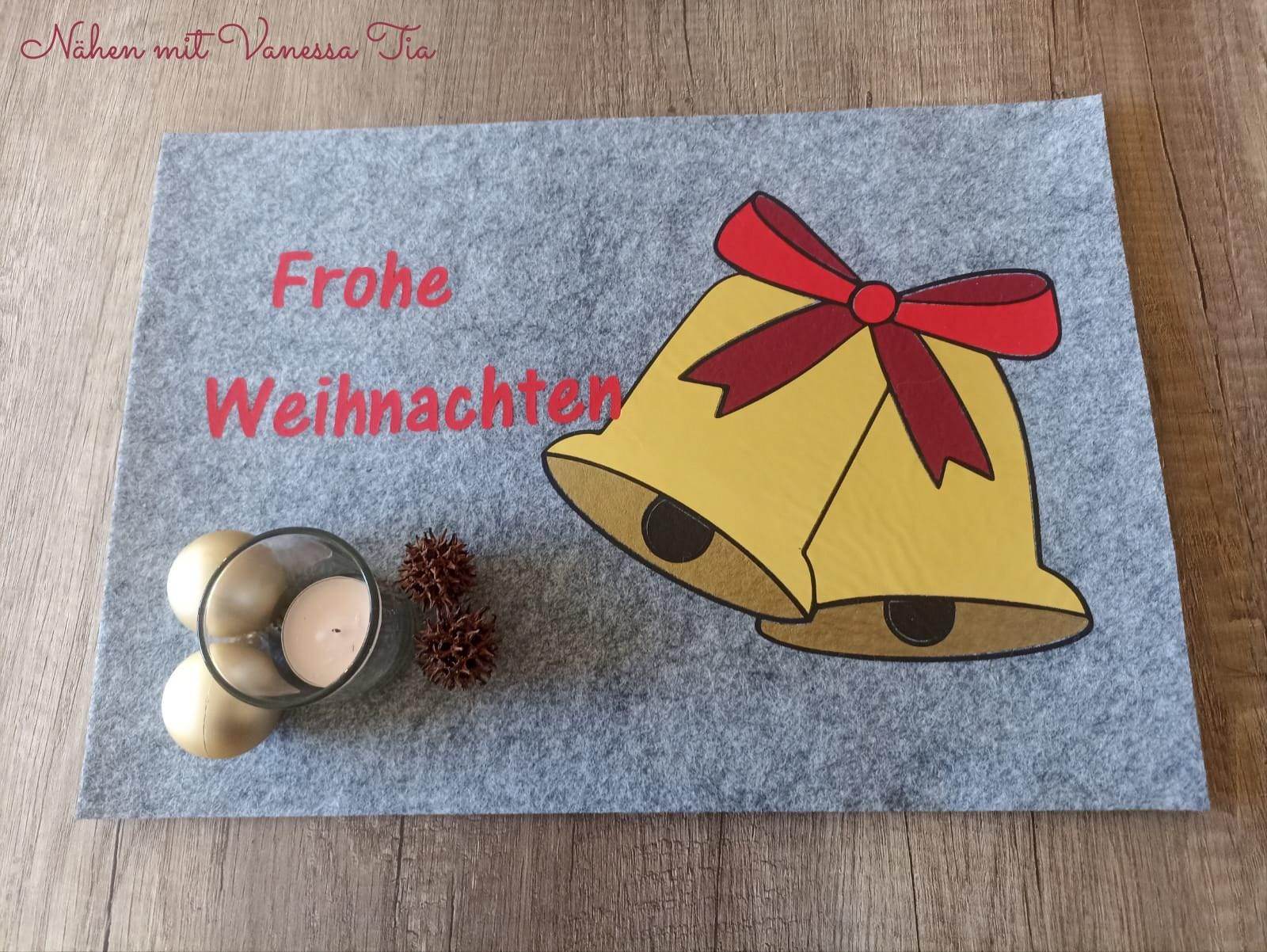 Kerzen Und Glocken | Weihnachten Plotterdatei - Sewando