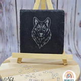 Wolf-kopf | 2 Varianten Plotterdatei - Sewando