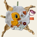 Stickdatei Ente Schnullertuch Applikation Set 811 - Sewando