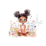 Mädchen, Wandbild, druckbare Kunst, Foto, Poster, Kinderzimmer - Sewando