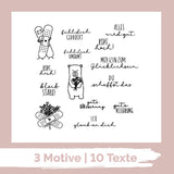 Lasercut/Plotter-Datei-Bundle: "Gute Besserung / Gesundheit"  | SVG-Download