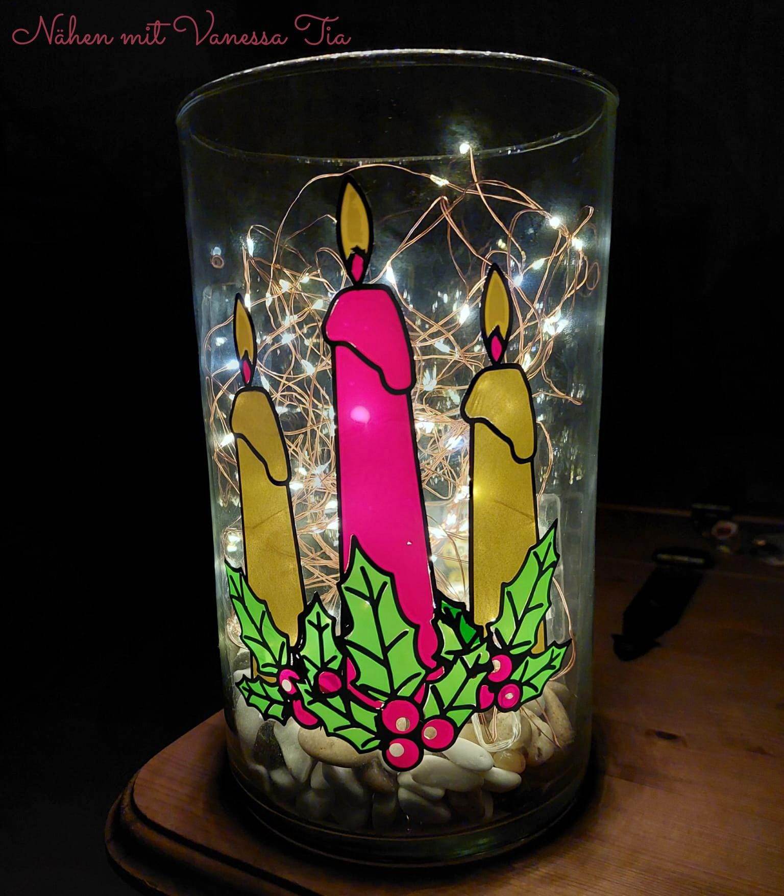 Kerzen Und Glocken | Weihnachten Plotterdatei - Sewando