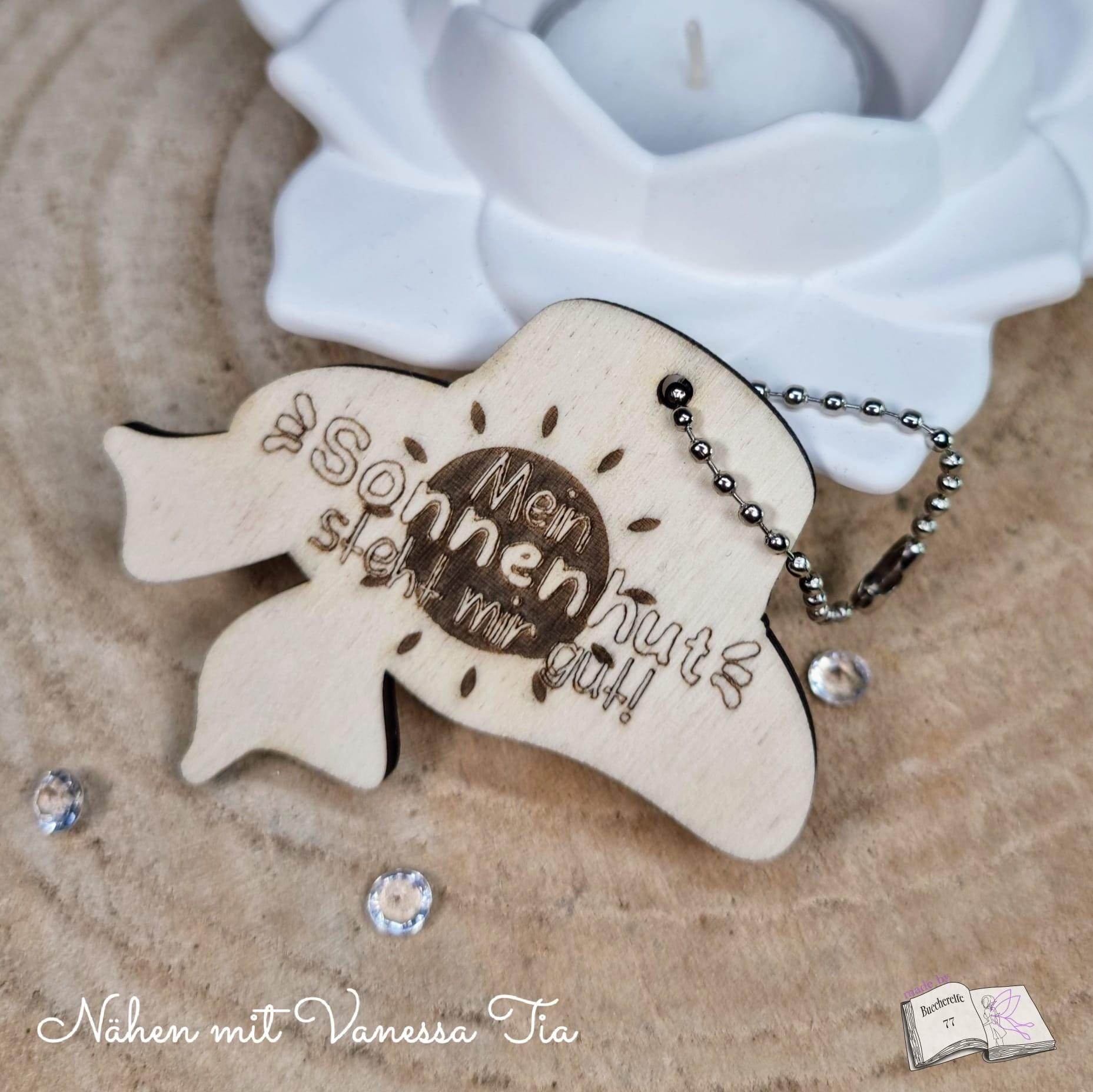 Sonnenhut | Spruch Mit Sonne Plotterdatei - Sewando