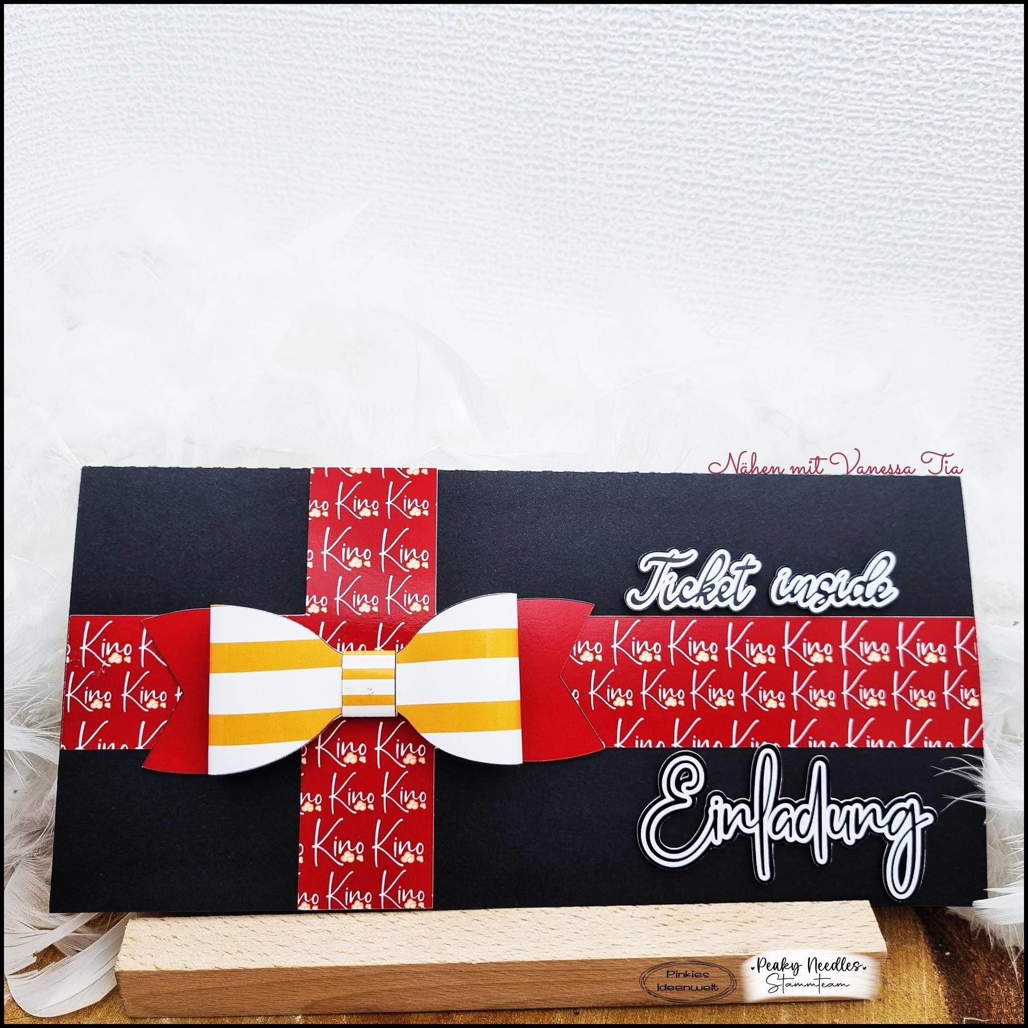 Ticketverpackung | Papierplott Plotterdatei - Sewando