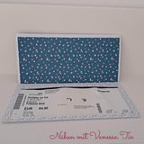 Ticketverpackung | Papierplott Plotterdatei - Sewando