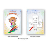 Malbuch, Malheft, Malvorlagen für Kinder | 30 tolle Tiere - Sewando