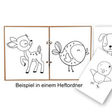 Malbuch, Malheft, Malvorlagen für Kinder | 30 tolle Tiere - Sewando