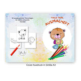 Malbuch, Malheft, Malvorlagen für Kinder | 30 tolle Tiere - Sewando