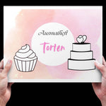 Ausmalbuch Malbuch Malheft Thema: Torten - 20 Kuchen & Tortenmotive zum ausmalen digitaler Sofortdownload - Sewando