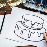 Ausmalbuch Malbuch Malheft Thema: Torten - 20 Kuchen & Tortenmotive zum ausmalen digitaler Sofortdownload - Sewando