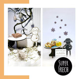 Laserdatei - Teller mit Schaf für Kekse und Muffin - Sewando