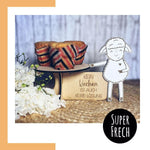 Laserdatei - Teller mit Schaf für Kekse und Muffin - Sewando