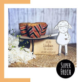 Laserdatei - Teller mit Schaf für Kekse und Muffin - Sewando