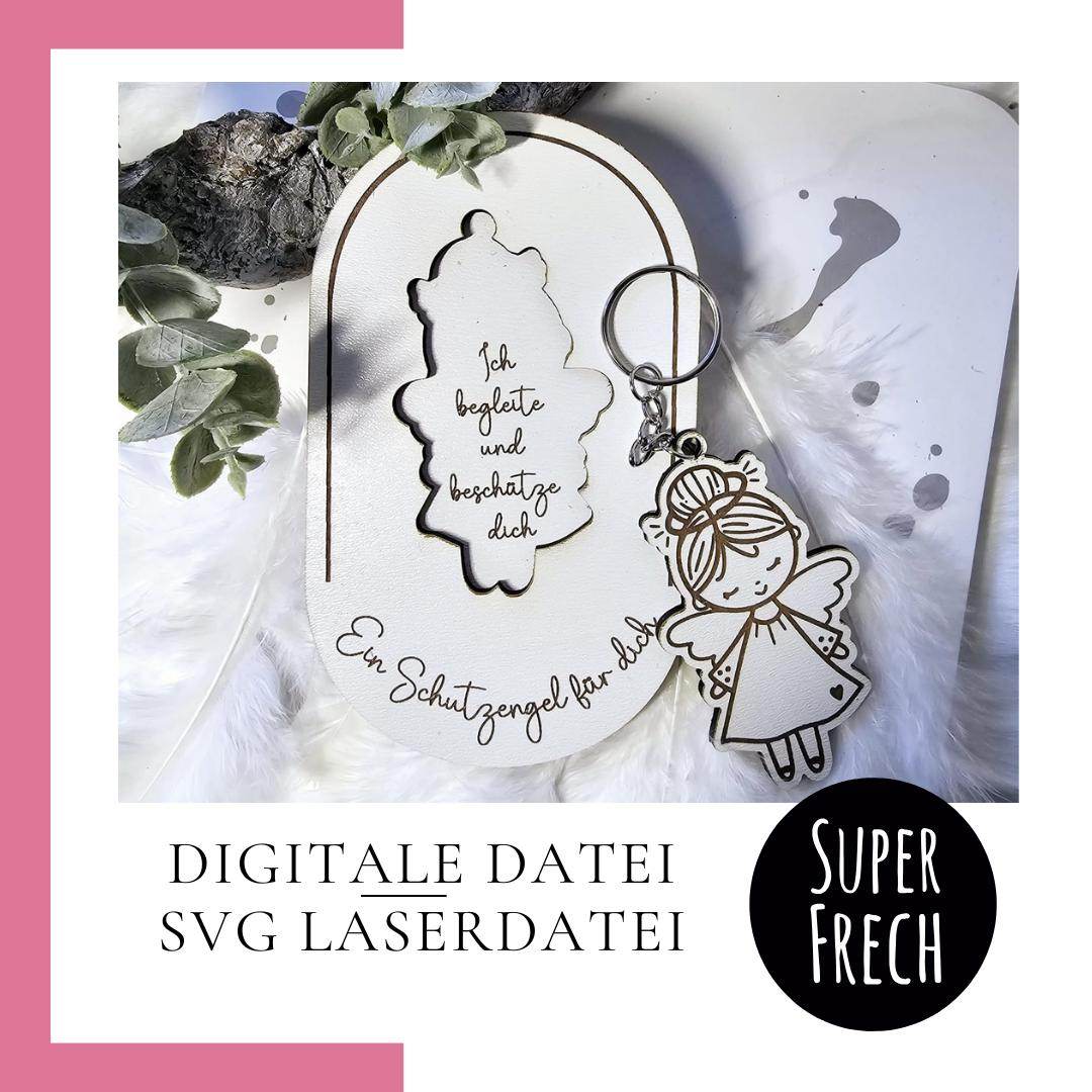 Laserdatei - Schutzengel Karte - Sewando