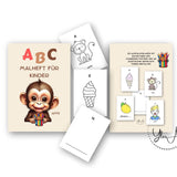 Mein kreatives Alphabet - Malheft/Malvorlagen – Buchstaben lernen & gestalten - Sewando