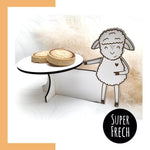 Laserdatei - Teller mit Schaf für Kekse und Muffin - Sewando