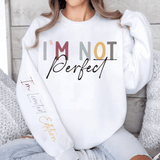 I’m Not Perfect“ Plotterdatei – Statement-Design für Ärmel & Brust (SVG, PNG) - Sewando