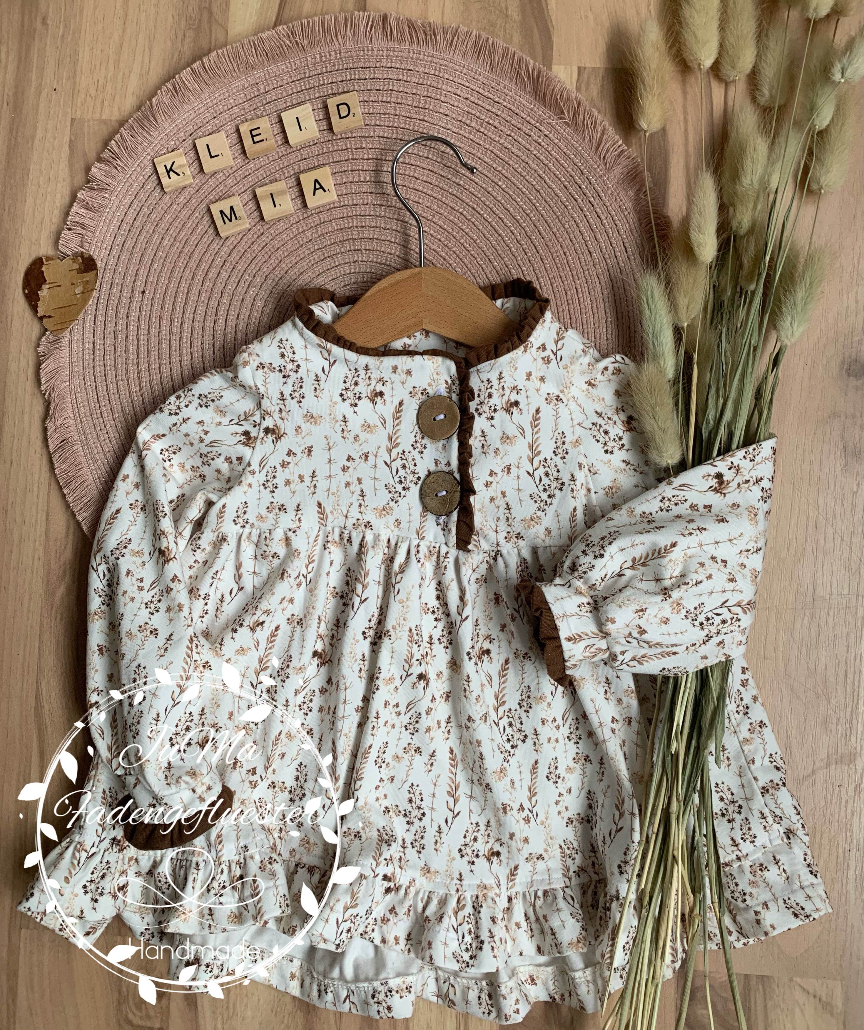 Schnittmuster Kleid Mia Größen 80-140, - Sewando