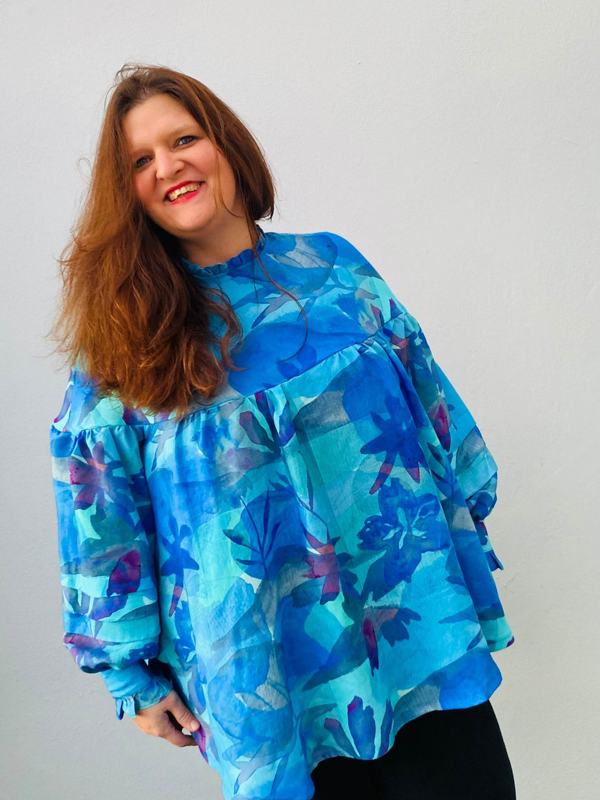 Schnittmuster Bluse Bernice Größen 34–50 - Sewando