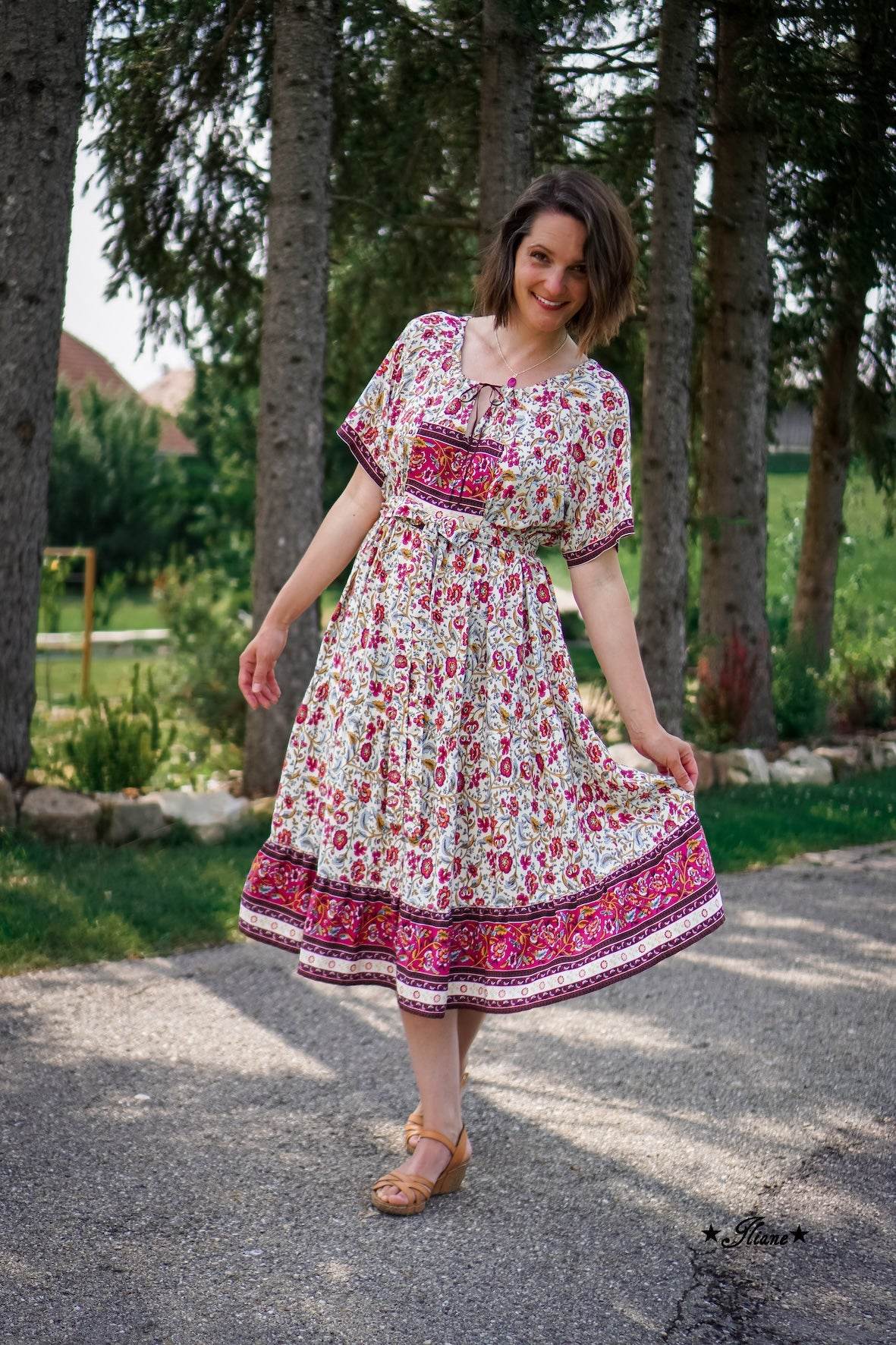 Kleid Iliane - Schnittmuster und Nähanleitung - Gr.32-54 - Sewando