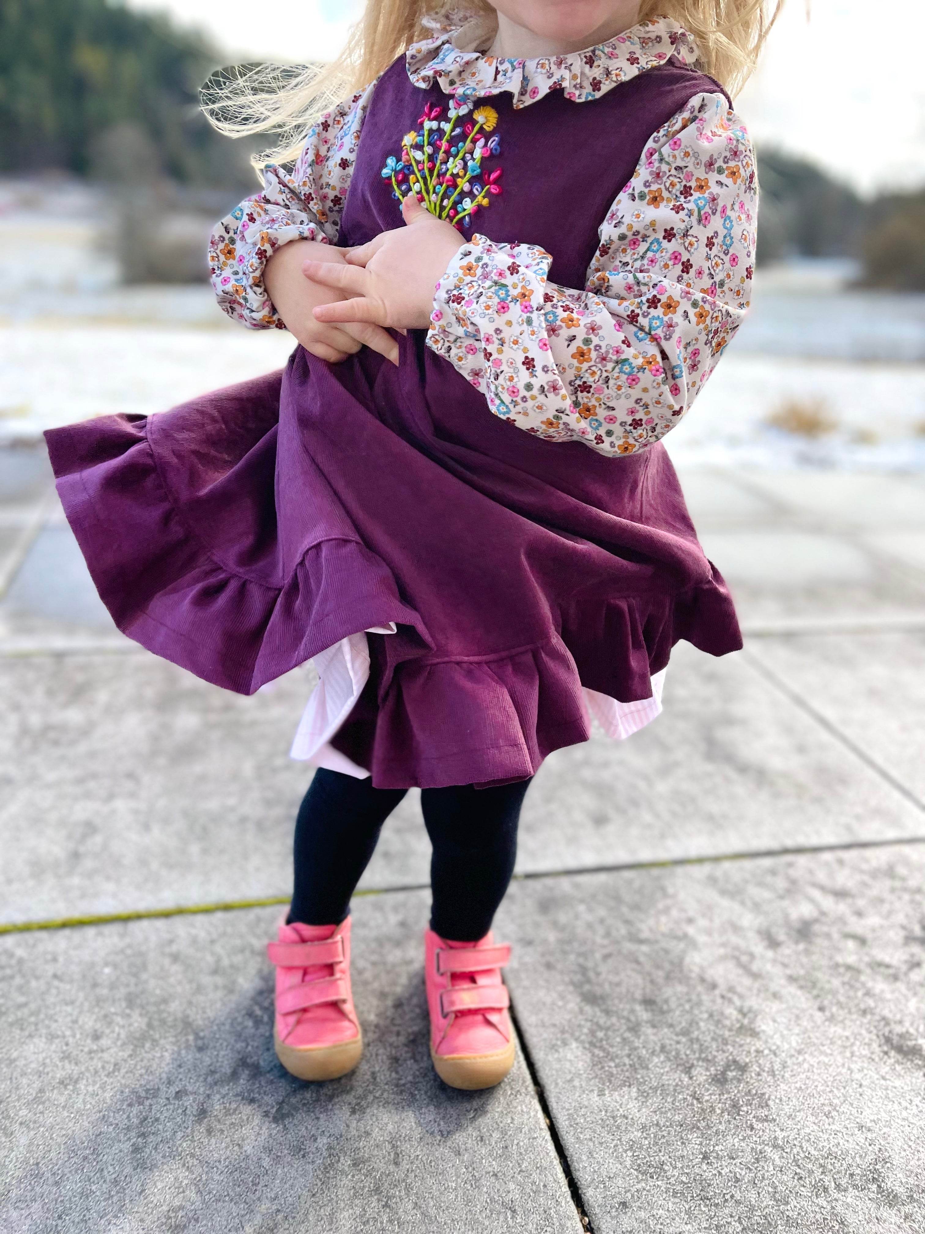 Schnittmuster Trägerkleid Freya Gr. 86-140 - Sewando