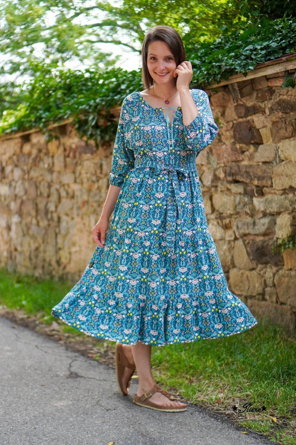 Kleid Iliane - Schnittmuster und Nähanleitung - Gr.32-54 - Sewando