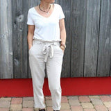 Schnittmuster lange Hose, Culotte,Shorts SIRMIONE Gr. 34-48 : - Sewando