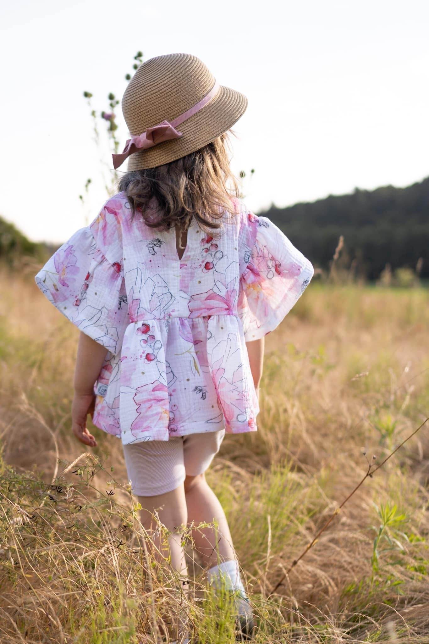 Schnittmuster Bluse/Kleid/Top Kaya inkl. Beamerdatei - Gr.68-140 - Sewando
