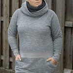 Schnittmuster Hoodie/Hoodiekleid JULIETA 34-52 + Kragen Add on : - Sewando